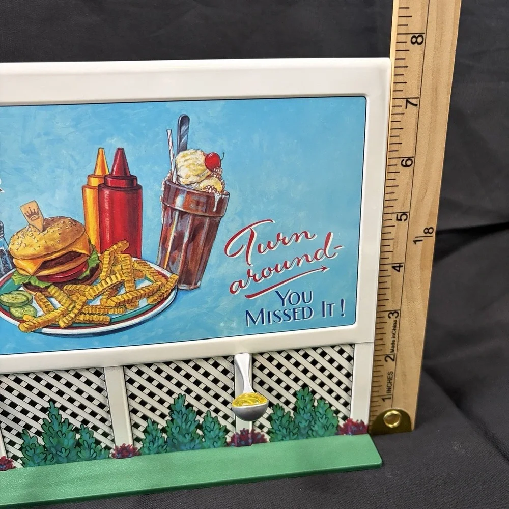 Hallmark Kiddie Car Classics‎ Corner Drive-In Accessory Lot 9 Pieces 1997